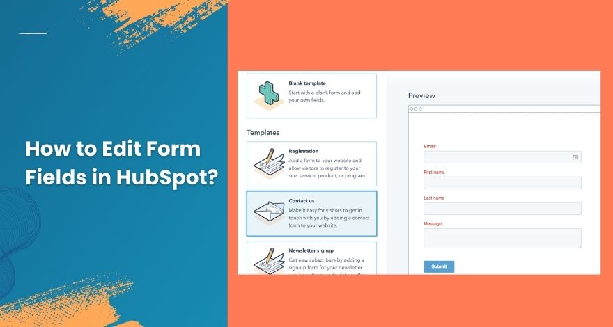 Edit your Form Fields in HubSpot 